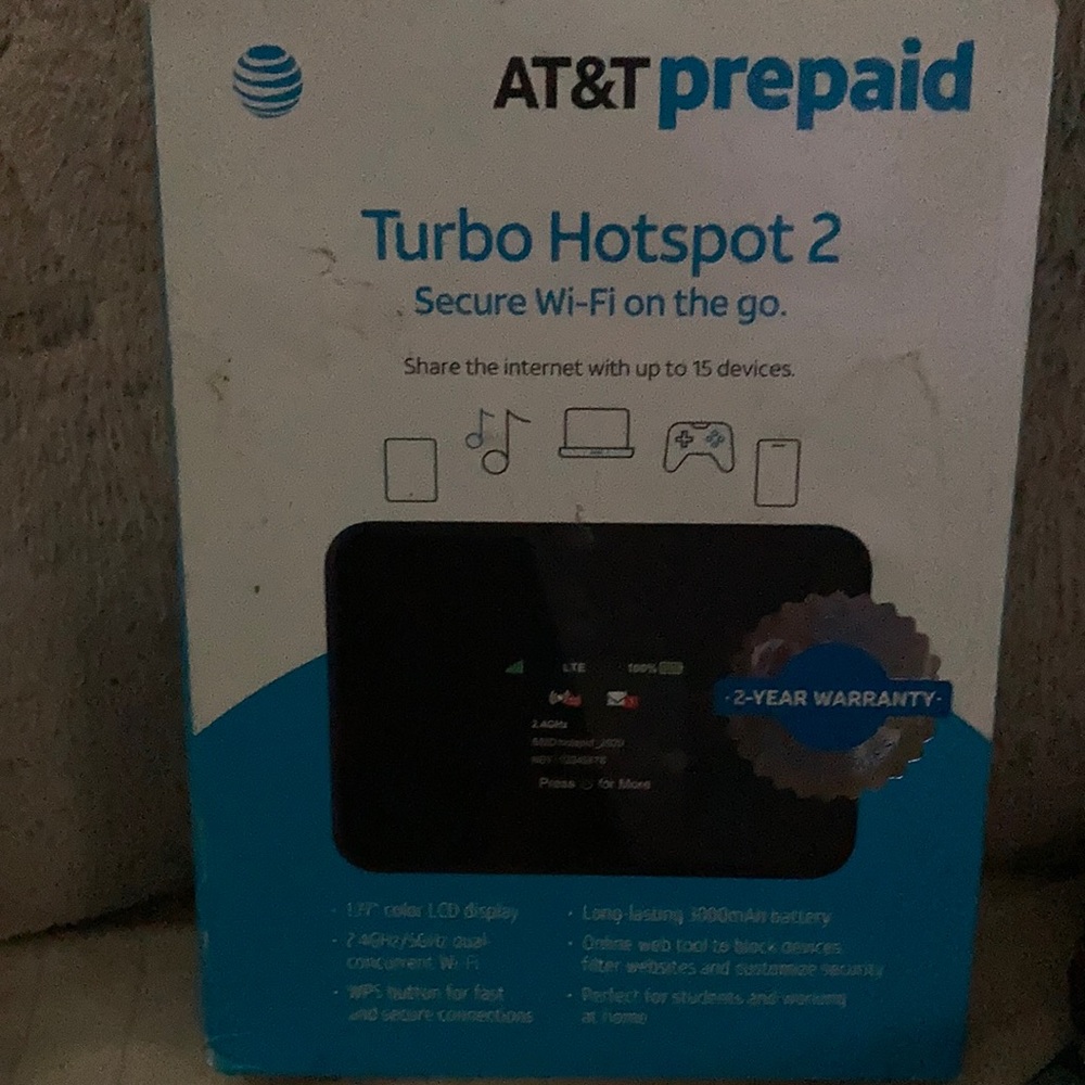 AT&T prepaid Turbo Hotspot2